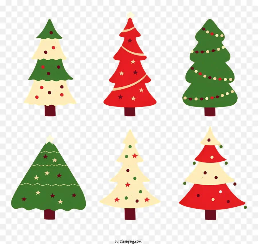 árvores De Natal，Decorações Para árvores De PNG