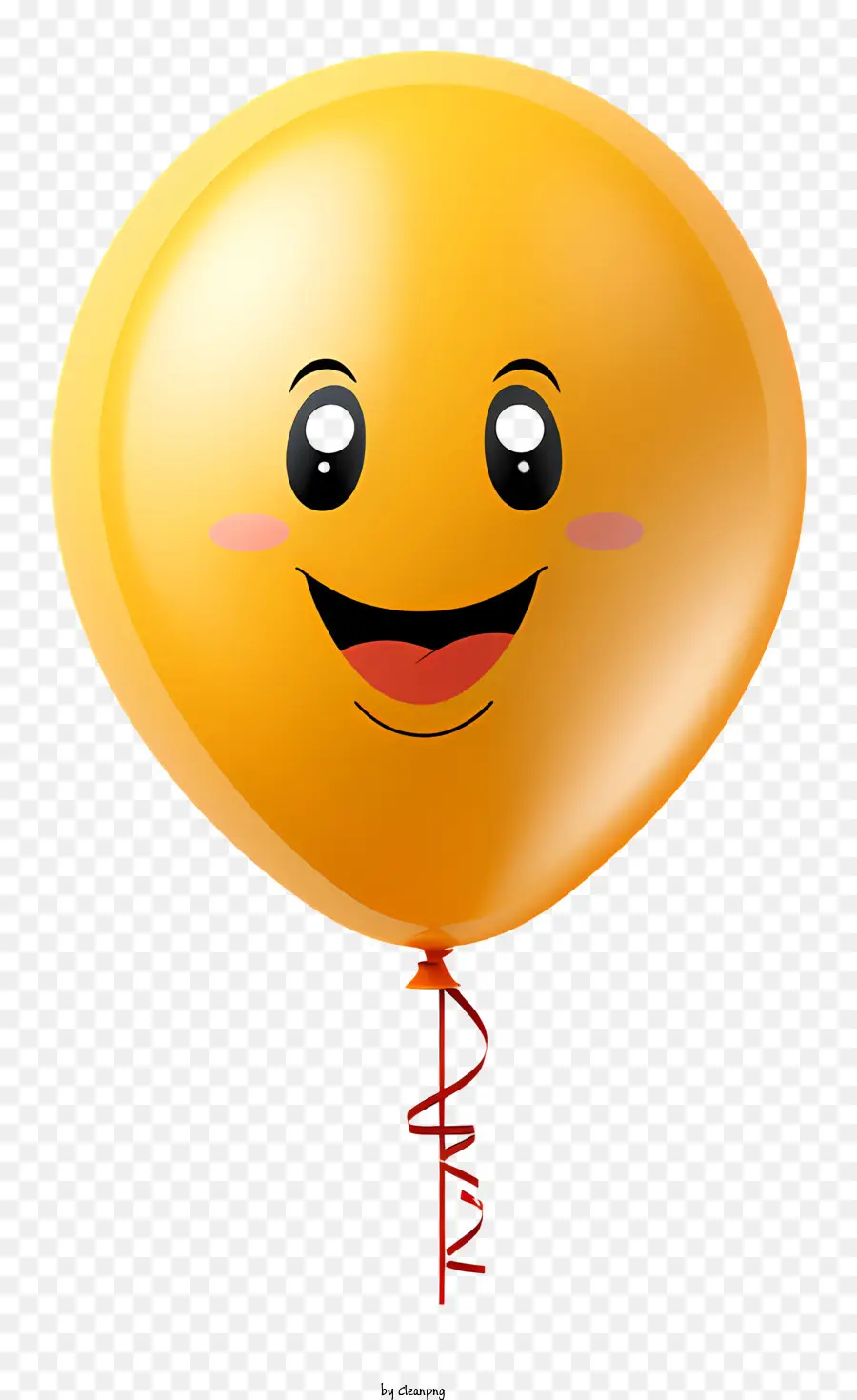 O Balão Amarelo，Balão De Rosto Sorridente PNG