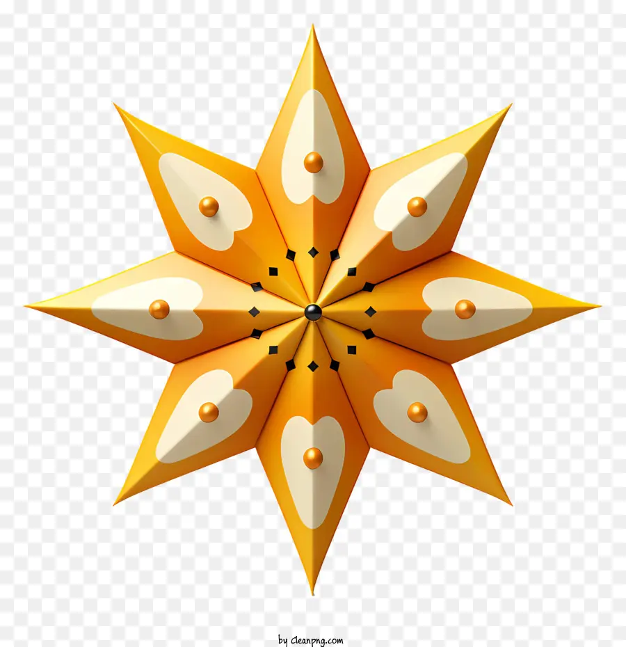 Estrela Dourada，Pentagrama PNG