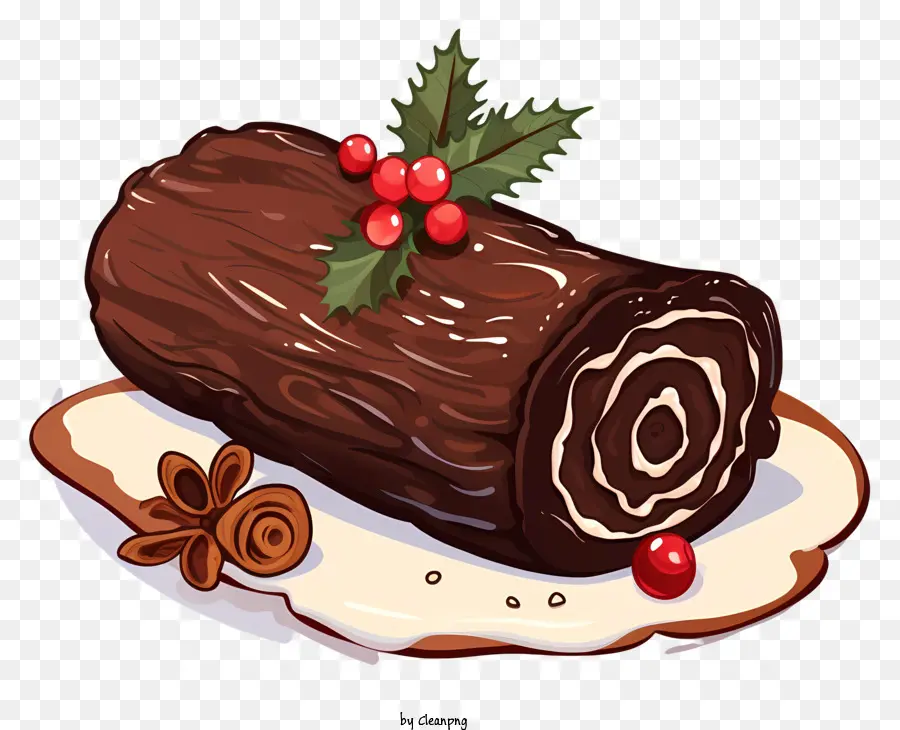 Bolo De Natal，Bolo De Chocolate PNG