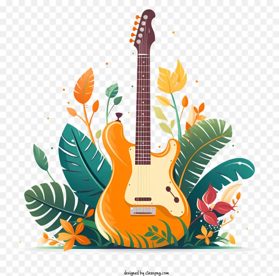 Guitarra，Plantas PNG
