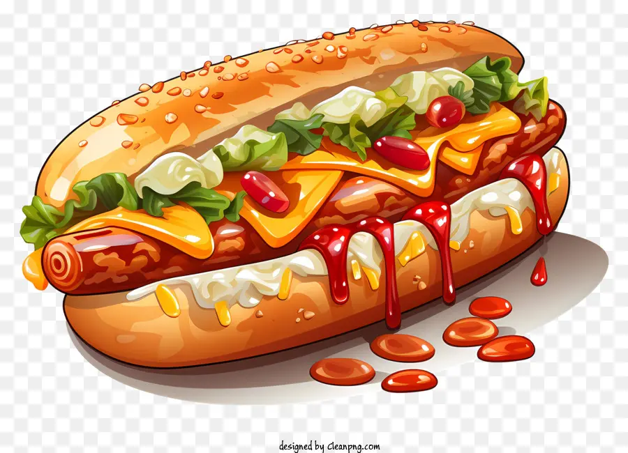 Cachorro Quente，Sanduíche PNG