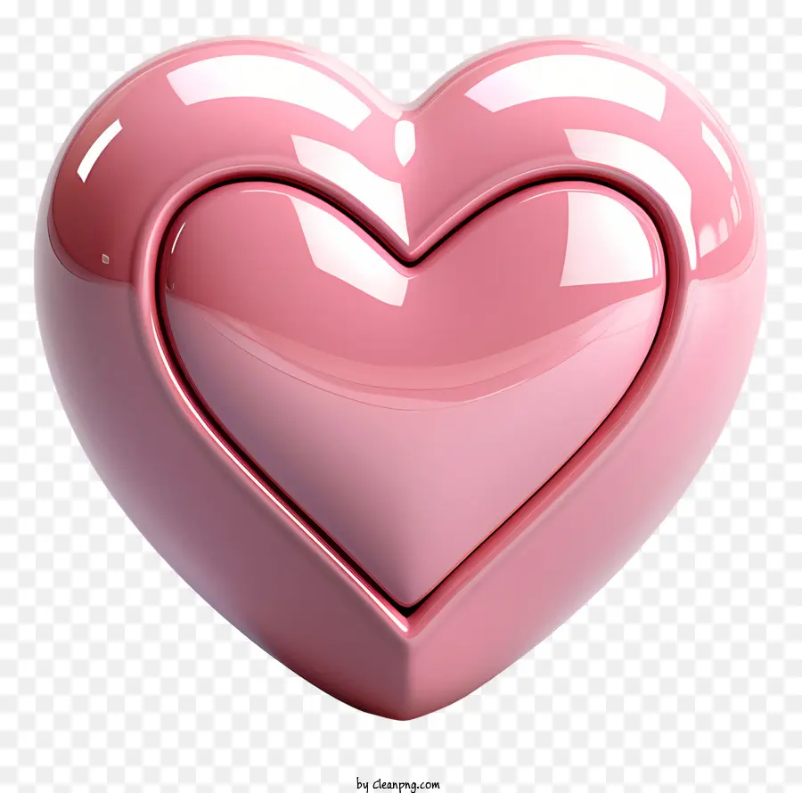 Vidro Em Forma De Coração，Coração De Vidro Rosa PNG