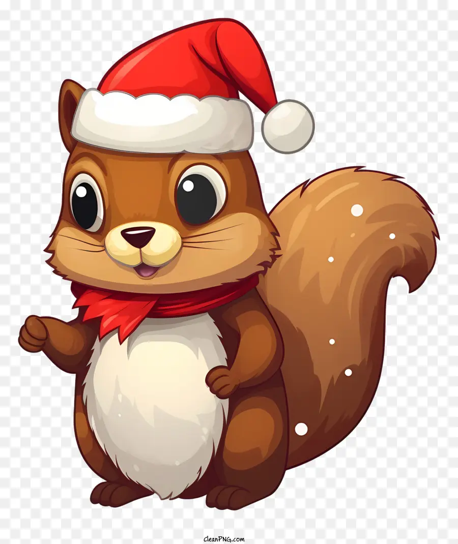 Esquilo Marrom，Esquilo Papai Noel PNG