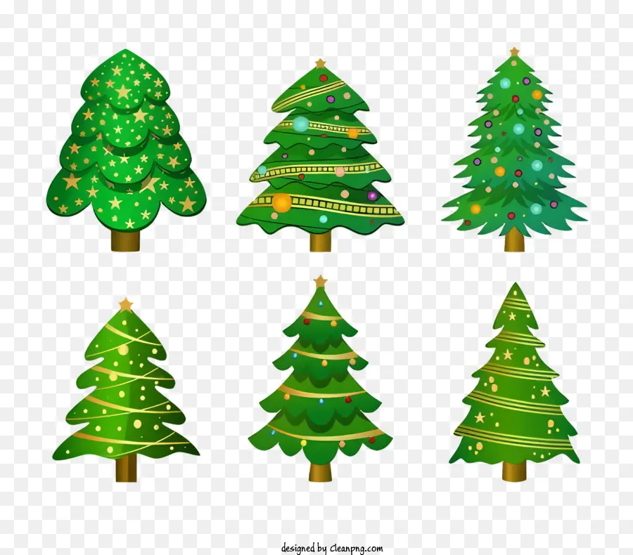 árvores De Natal，Árvores De Natal Verdes PNG