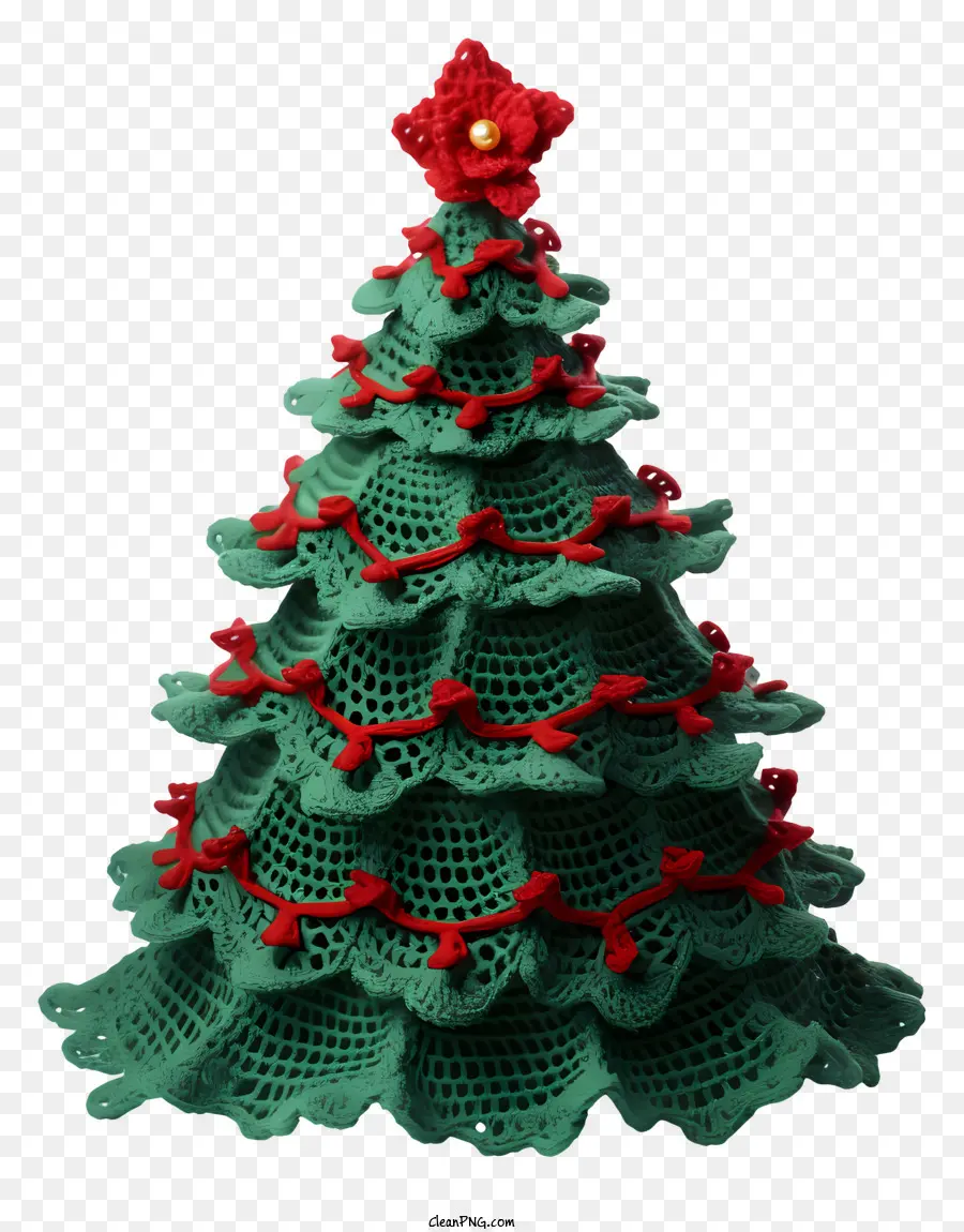 Árvore De Natal De Crochê，Árvore De Crochê PNG