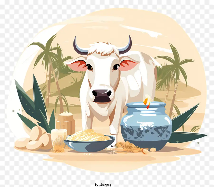 Cow，Grama PNG