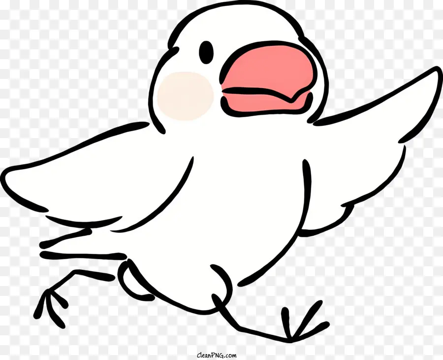 Pássaro Branco，Pássaro Voando PNG