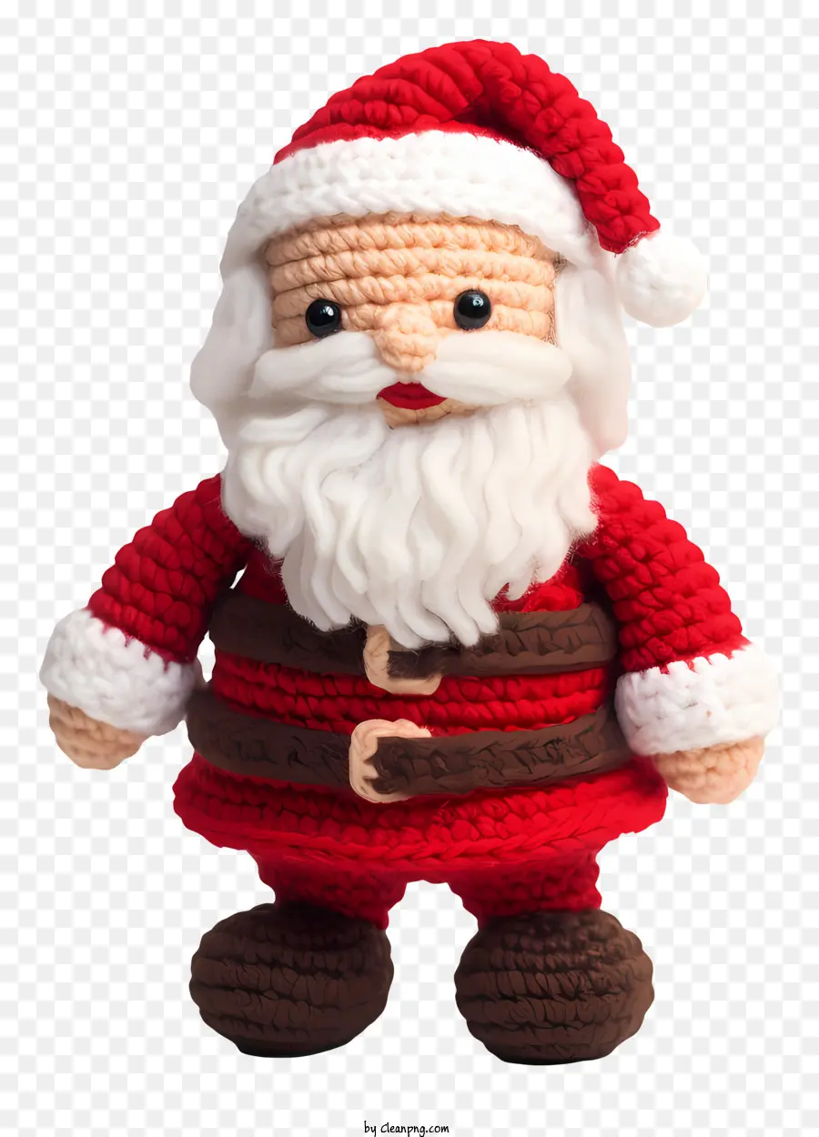 Brinquedo De Papai Noel Em Crochê，Toy Papai Noel PNG