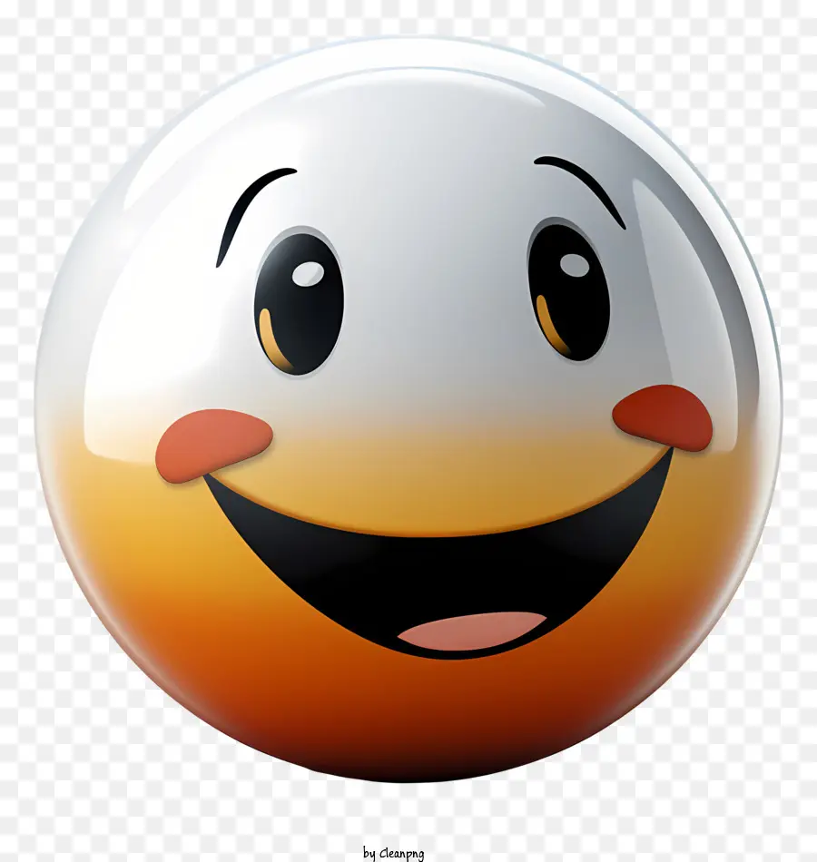 Smiley Face Emoji，Emoji De Rosto Redondo PNG