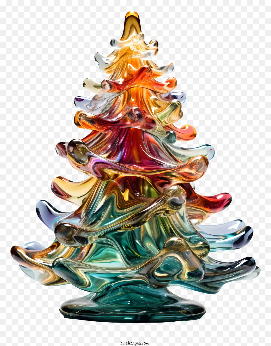 Árvore De Natal De Vidro，Vidro PNG