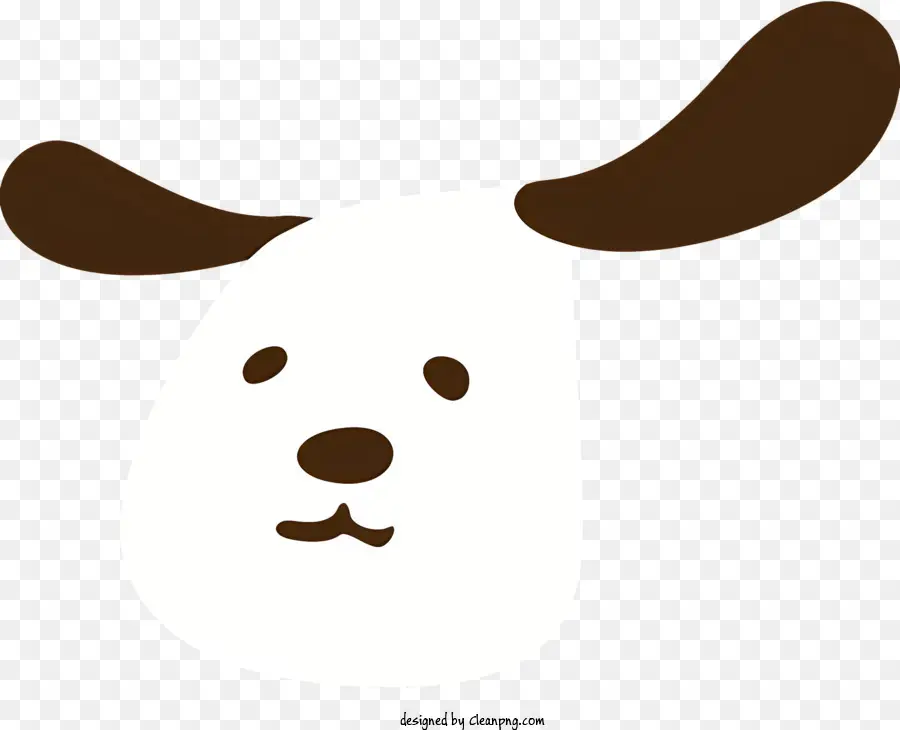 Cachorro Marrom E Branco，Cara De Cachorro PNG