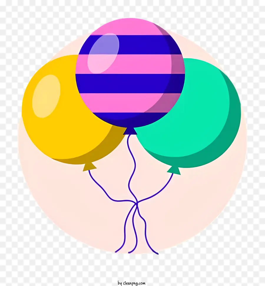 Balões，Brilhantemente Coloridos PNG