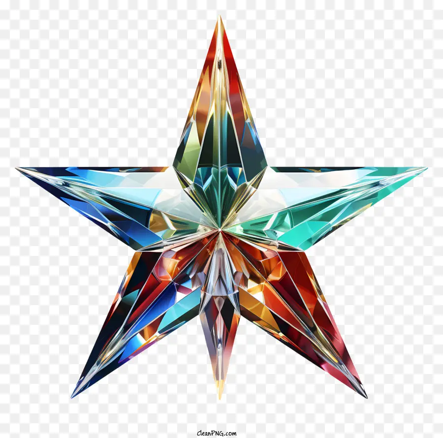 Cristal Estrelas，Estrela Brilhante PNG