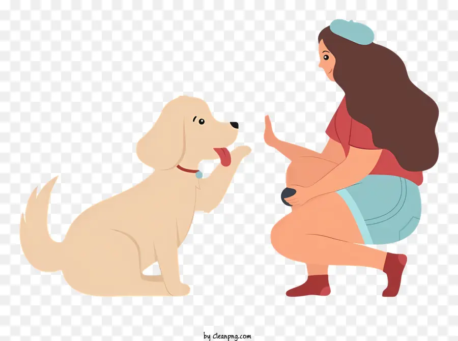 Mulher De Shorts，Cão Branco PNG