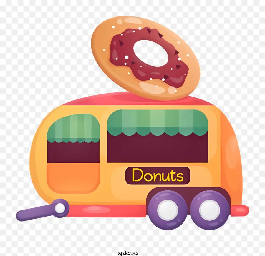 Trailer，Donuts PNG
