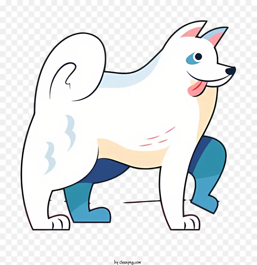 Cachorro De Desenho Animado，Cachorro Branco PNG