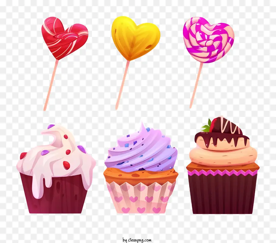 Cupcakes，Cobertura PNG