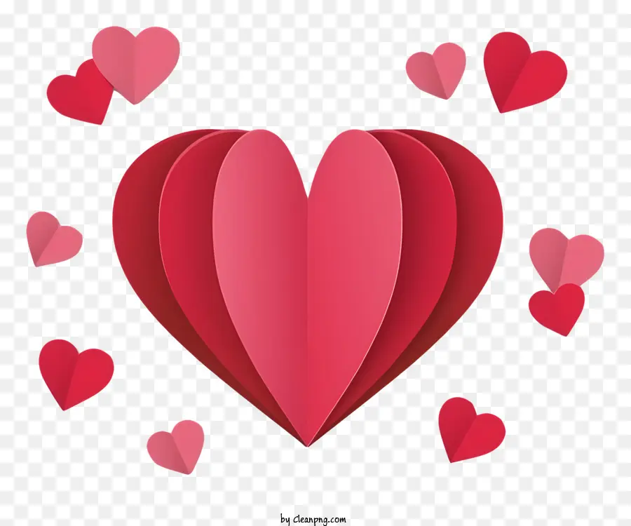 Heartshaped Papel，Recortes De Papel PNG