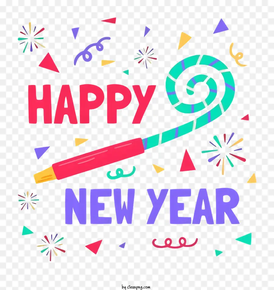 Feliz Ano Novo，Ano Novo Design PNG