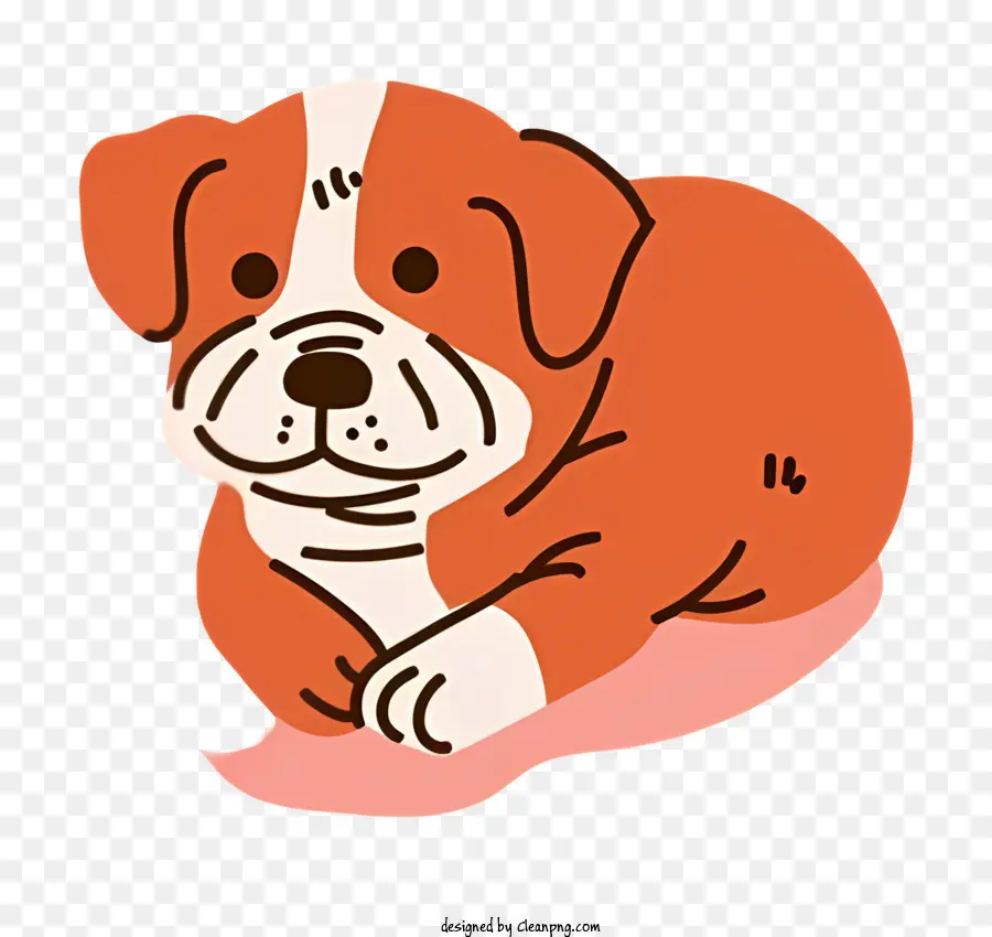 Dono De Cachorro，Cachorro Laranja E Branco PNG