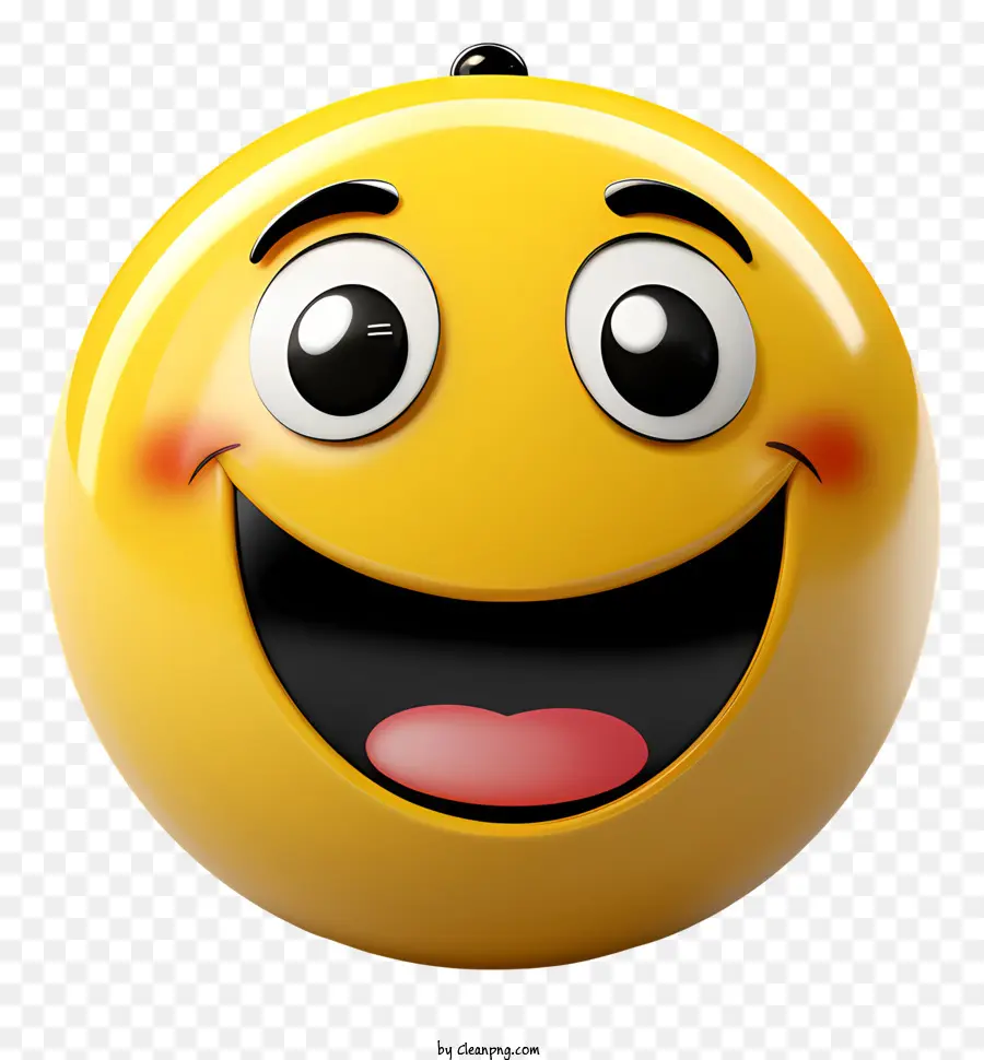 Emoticon Amarelo，Emoji Risonho PNG