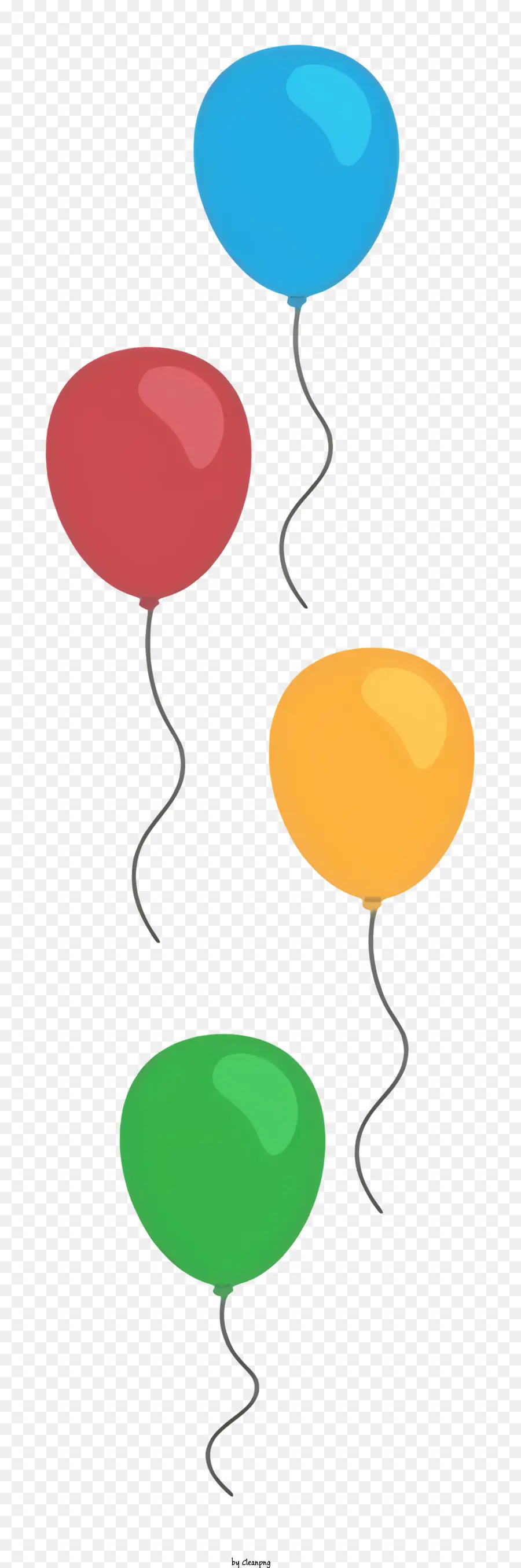 Balões，Cores Diferentes PNG