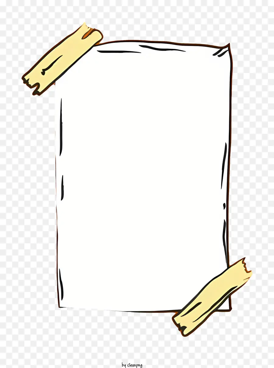 Papel Rasgado，Fita PNG