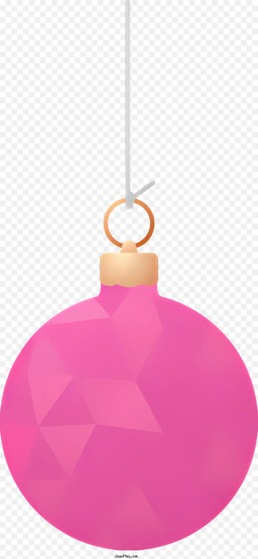 Cor De Rosa Enfeite，Forma Geométrica PNG