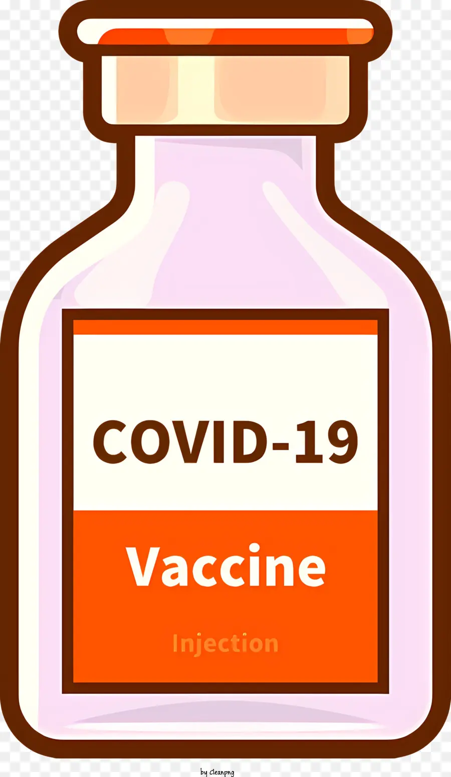 Covid19 Vacina，Garrafa De Vidro Transparente PNG