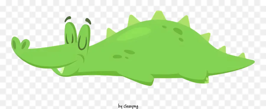 Dinossauro De Desenho Animado，Crocodilo Dormindo PNG