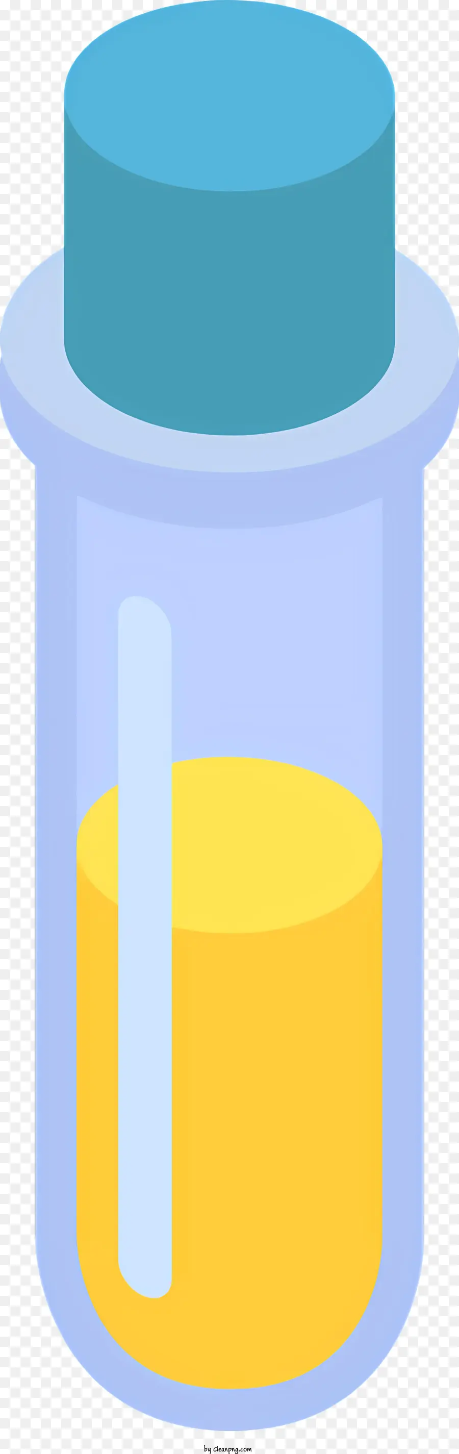 Jarra Transparente，Líquido Amarelo PNG