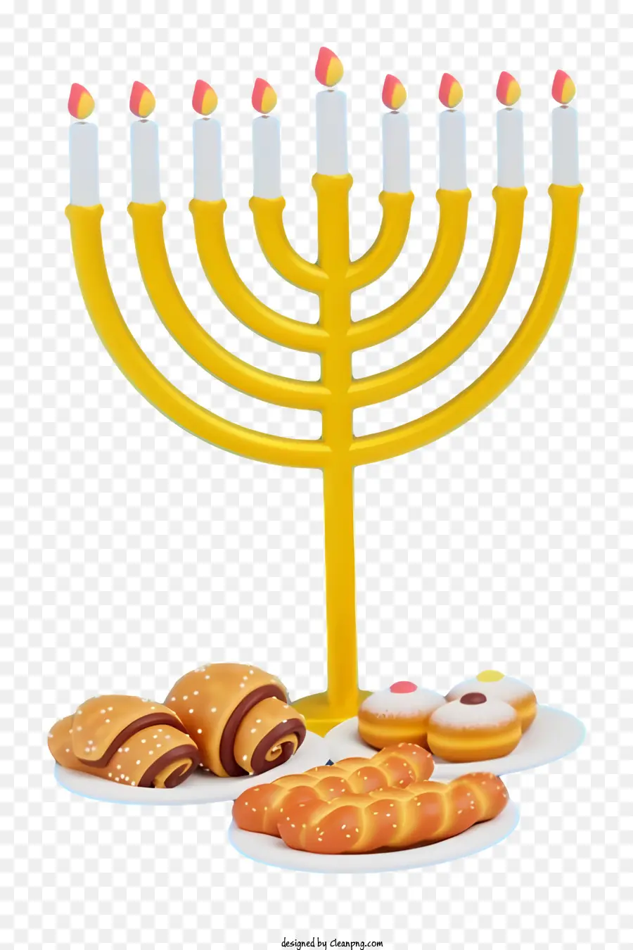 Menorah，Velas PNG