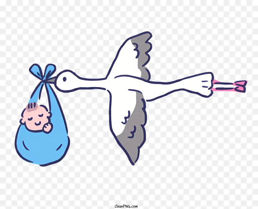 Cartoon Pássaro，Baby Sling PNG