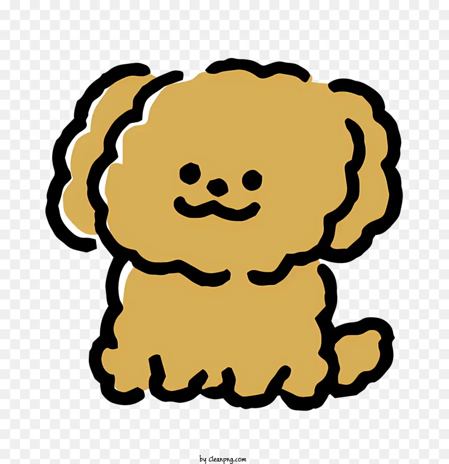 Cão Dos Desenhos Animados，Pequeno Cachorro Marrom PNG