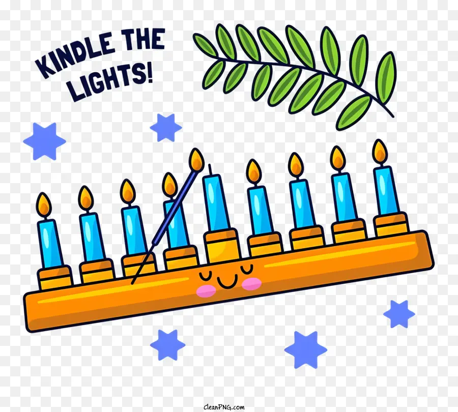 Menorah De Hanukkah，Rituais Judaicos PNG