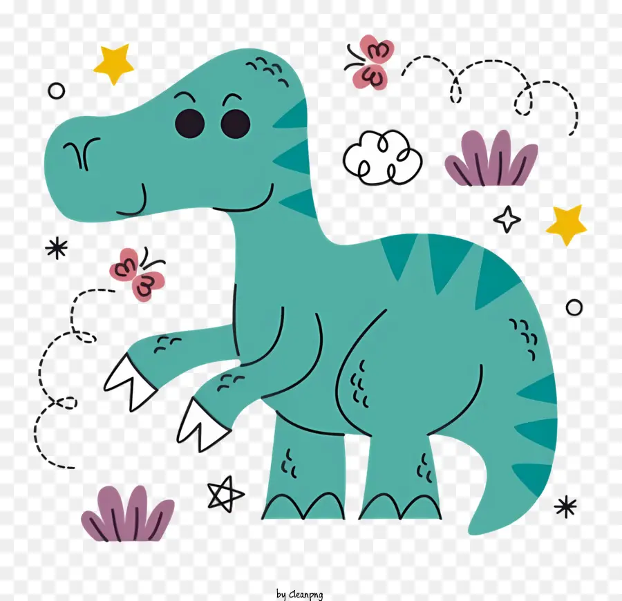 Dinossauro Do Desenho Animado，Ilustração Do Livro Infantil PNG
