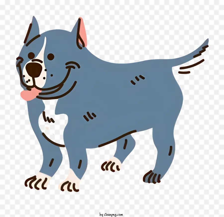 Cão Azul，Manchas Marrons PNG