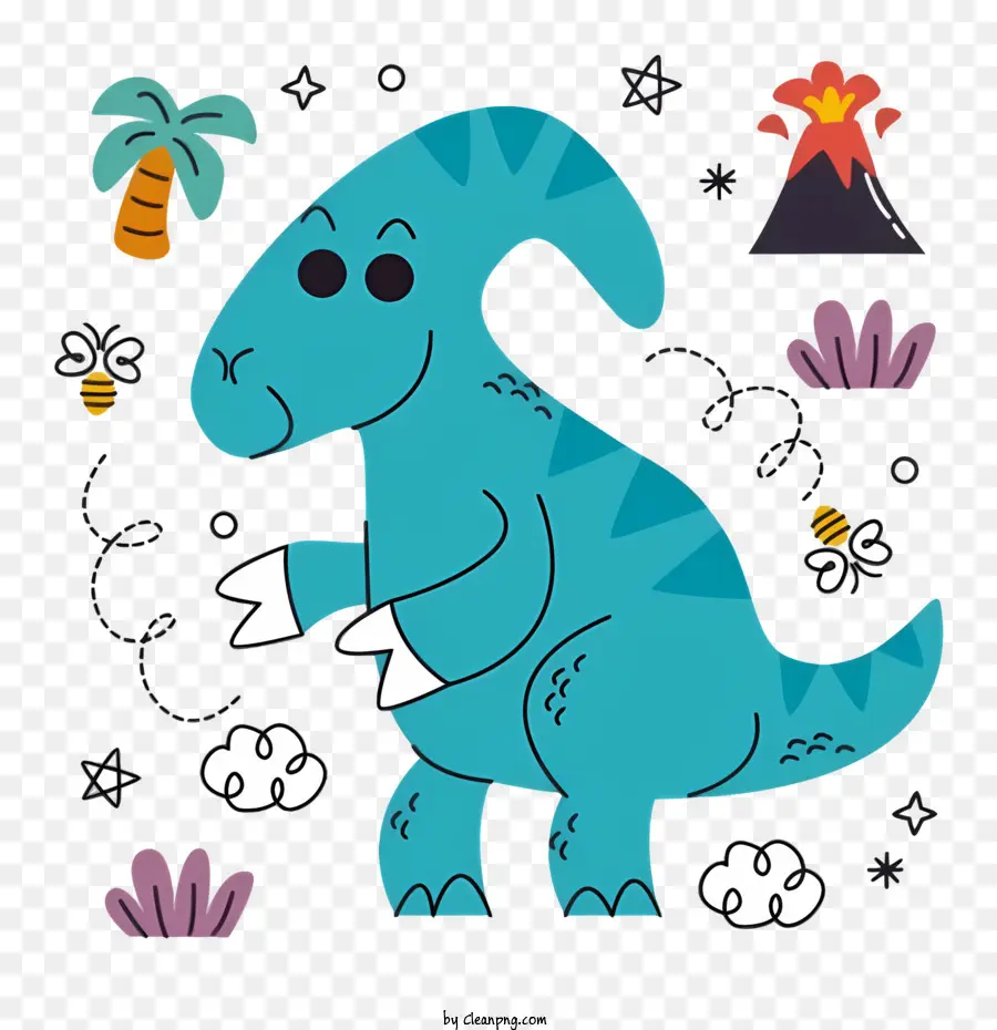 Dinossauro Do Desenho Animado，Ilustração De Dinossauros PNG