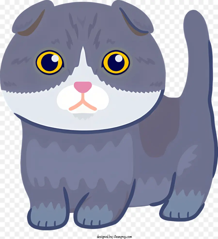 Gato Fofo，Gato De Desenho Animado PNG