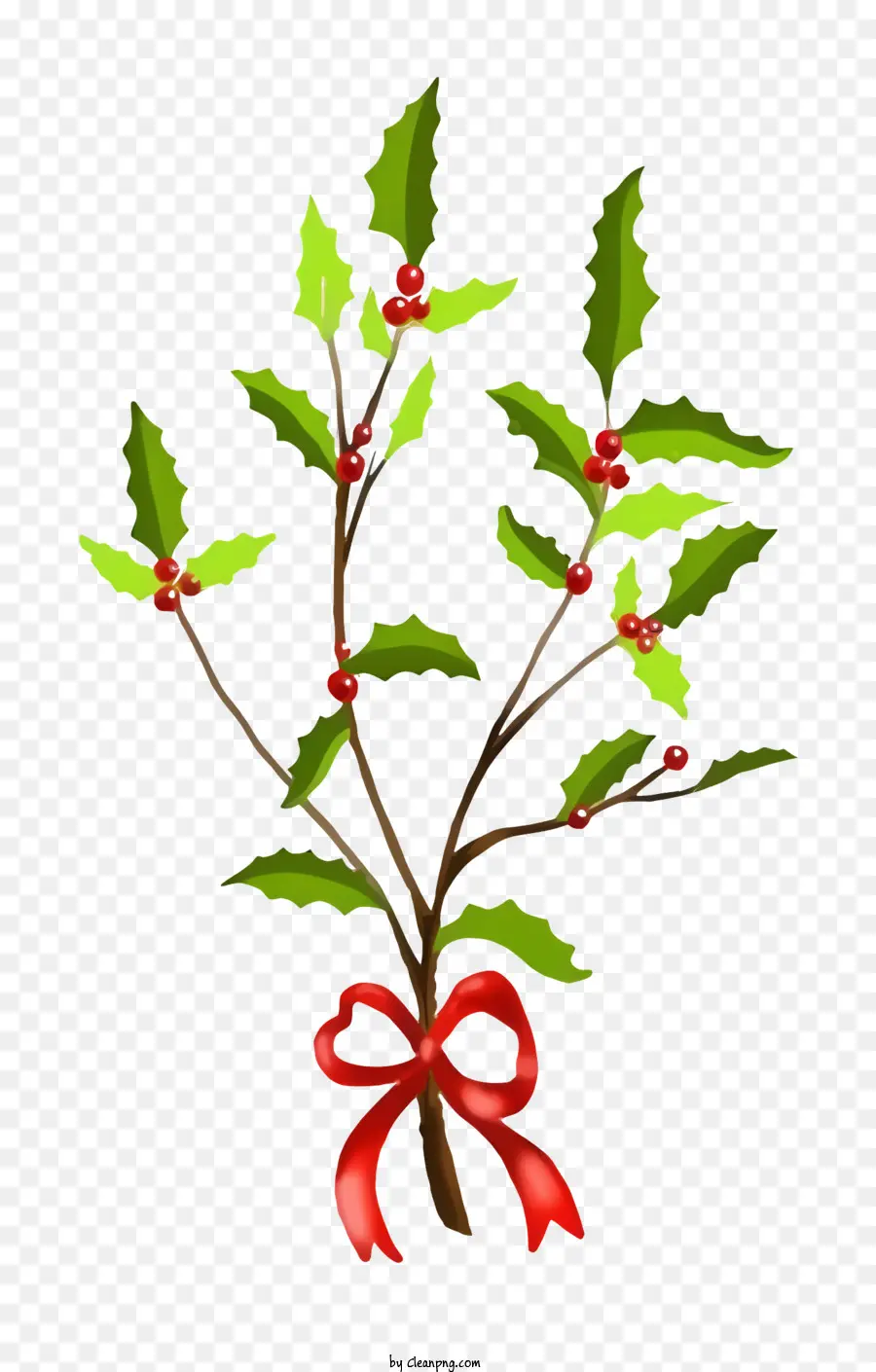 Holly Bush，Imagem Em Preto E Branco PNG