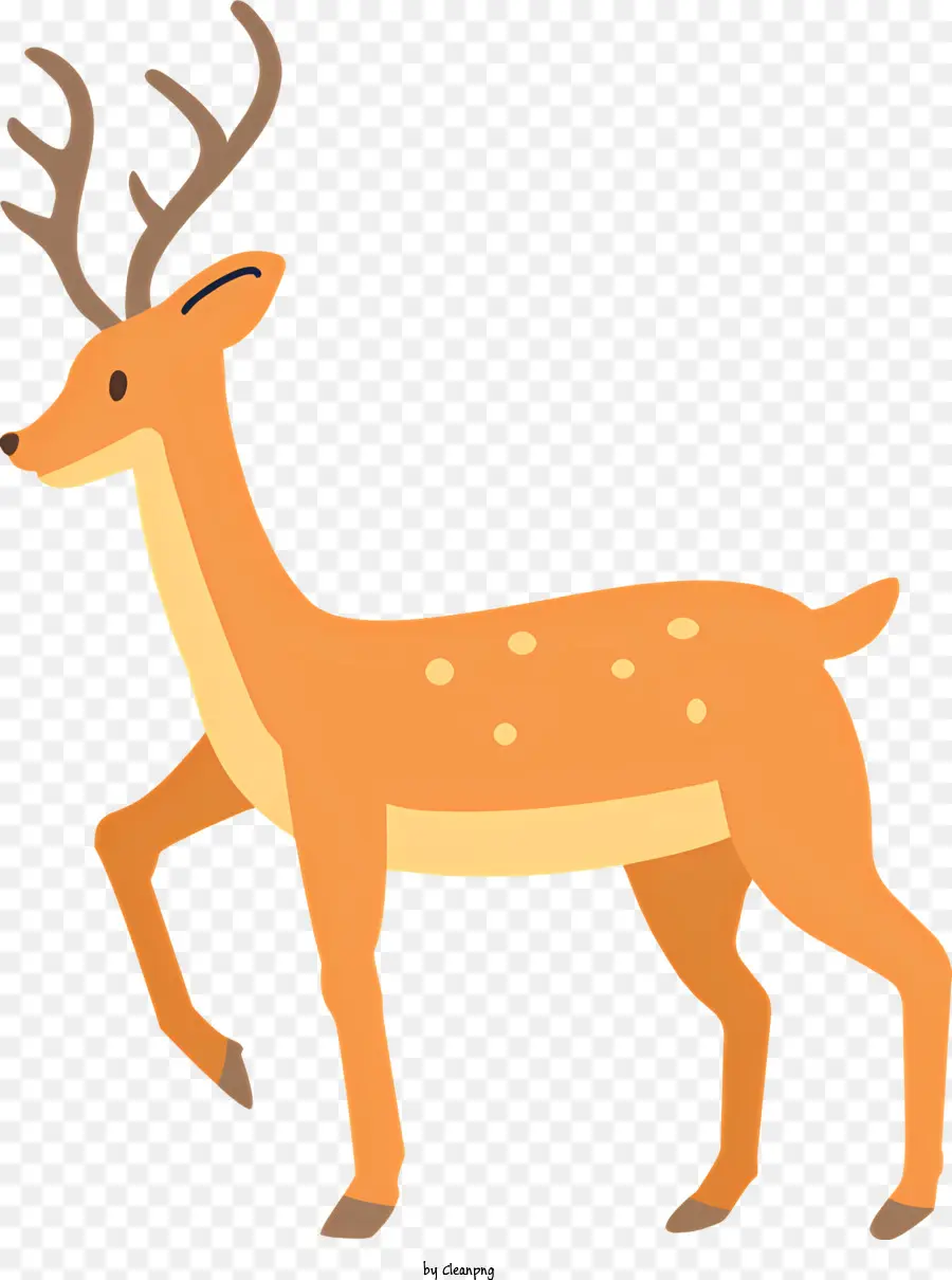Brown Deer，Grandes Chifres PNG