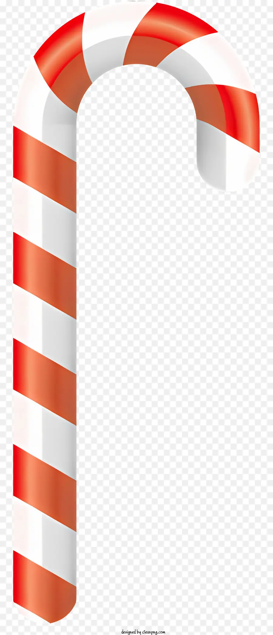 Candy Cane，Vermelho E Branco Listrado PNG