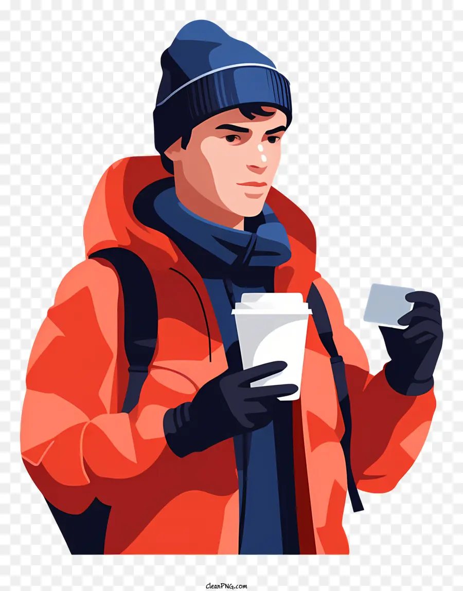 Café，Roupas De Inverno PNG