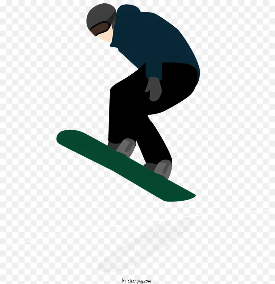 Snowboard，Salto No Ar Médio PNG
