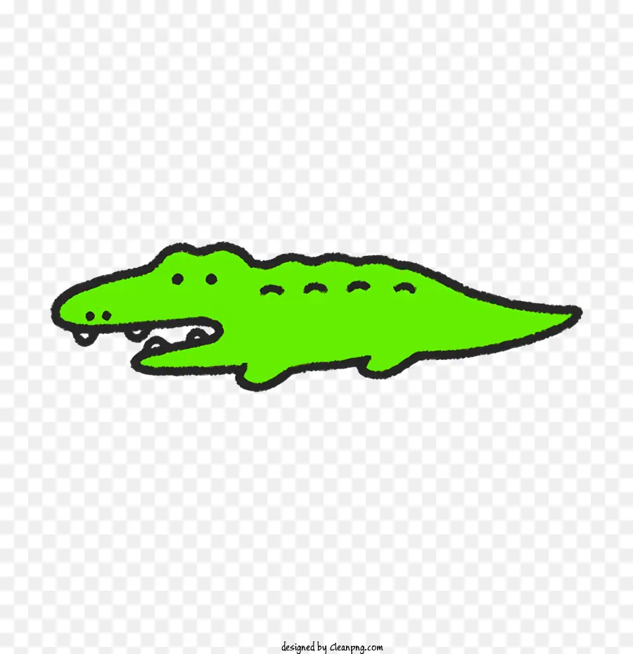 Crocodilo，Crocodilo Verde PNG