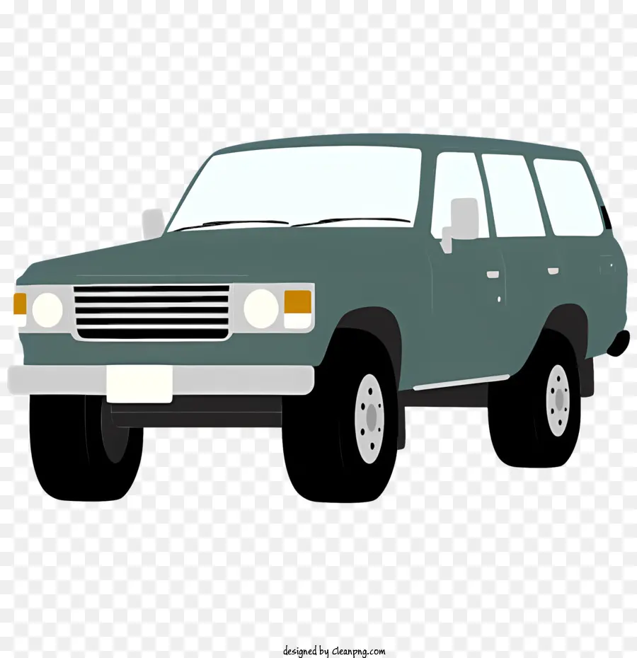 Carro Verde，Aberto Do Capô PNG