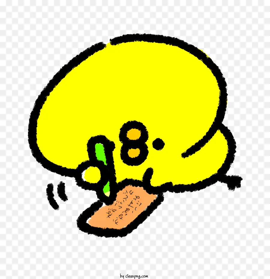 Personagem De Desenho Animado Amarelo，Pássaro Amarelo PNG