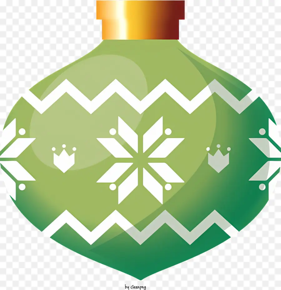 Verde Ornamento De Natal，Ornamento De Vidro PNG