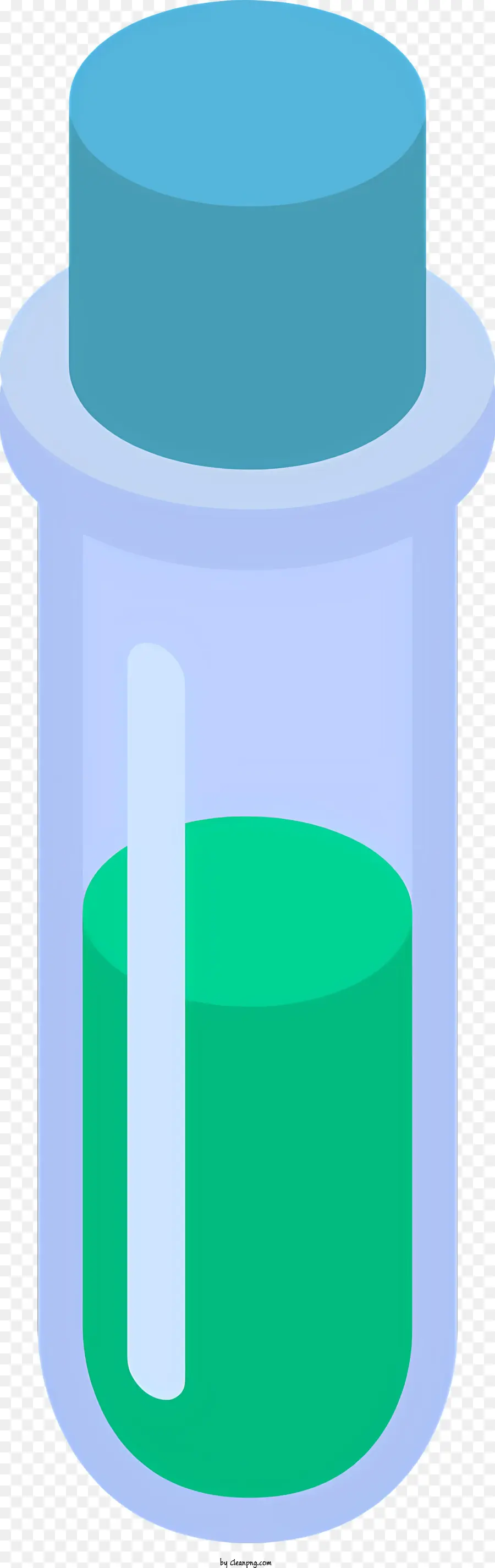 Recipiente De Vidro Transparente，Líquido Verde PNG